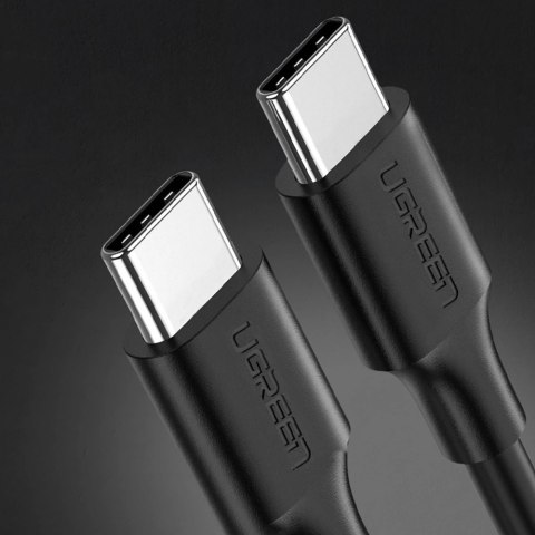 Kabel Ugreen US286 USB-C - USB-C PD QC 3A 480Mb/s 1m - czarny Kabel Ugreen US286 USB-C - USB-C PD QC 3A 480Mb/s 1m - czarny