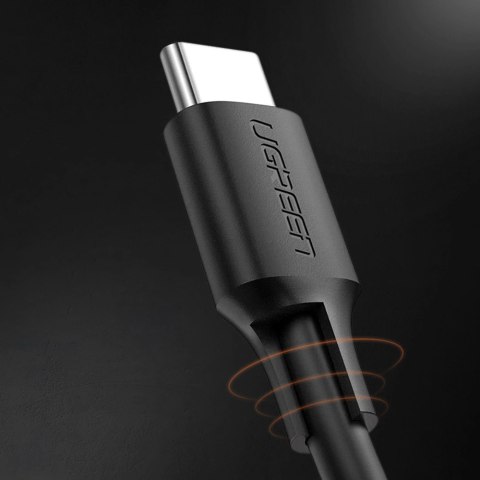 Kabel Ugreen US286 USB-C - USB-C PD QC 3A 480Mb/s 1m - czarny Kabel Ugreen US286 USB-C - USB-C PD QC 3A 480Mb/s 1m - czarny