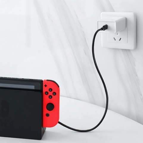Kabel Ugreen US286 USB-C - USB-C PD QC 3A 480Mb/s 1m - czarny Kabel Ugreen US286 USB-C - USB-C PD QC 3A 480Mb/s 1m - czarny