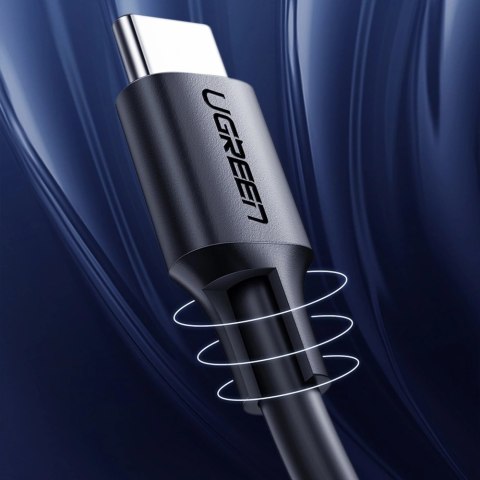 Kabel Ugreen US286 USB-C - USB-C PD QC 3A 480Mb/s 2m - czarny Kabel Ugreen US286 USB-C - USB-C PD QC 3A 480Mb/s 2m - czarny