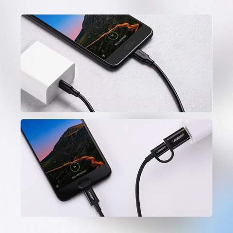 Kabel Ugreen US286 USB-C - USB-C PD QC 3A 480Mb/s 2m - czarny Kabel Ugreen US286 USB-C - USB-C PD QC 3A 480Mb/s 2m - czarny