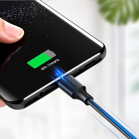 Kabel Ugreen US287 60114 USB-A / USB-C 3A 0.25m - czarny Kabel Ugreen US287 60114 USB-A / USB-C 3A 0.25m - czarny