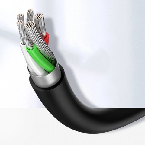 Kabel Ugreen US287 60114 USB-A / USB-C 3A 0.25m - czarny Kabel Ugreen US287 60114 USB-A / USB-C 3A 0.25m - czarny