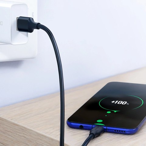 Kabel Ugreen US287 60114 USB-A / USB-C 3A 0.25m - czarny Kabel Ugreen US287 60114 USB-A / USB-C 3A 0.25m - czarny