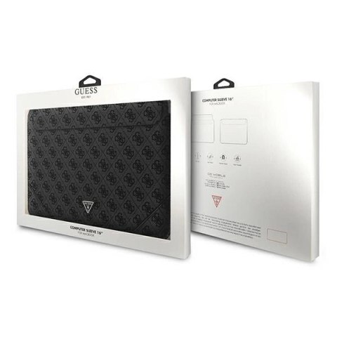 Pokrowiec Guess 4G Uptown Triangle Logo na laptopa 16'' - czarny