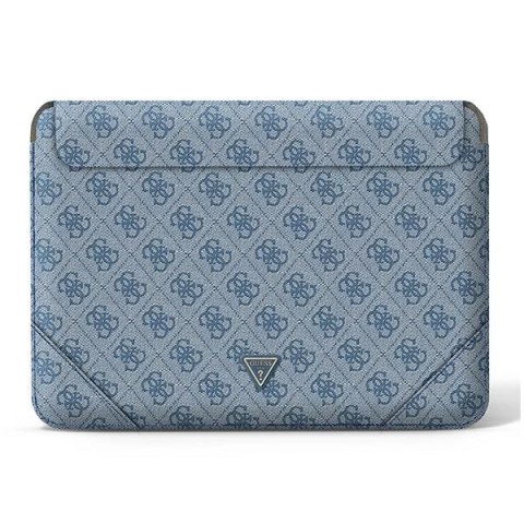 Pokrowiec Guess 4G Uptown Triangle Logo na laptopa 16'' - niebieski Pokrowiec Guess 4G Uptown Triangle Logo na laptopa 16'' - niebieski