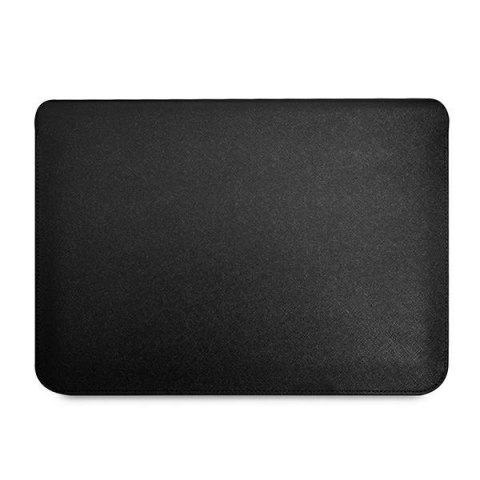 Pokrowiec Guess Saffiano Triangle Logo na laptopa 14'' - czarny