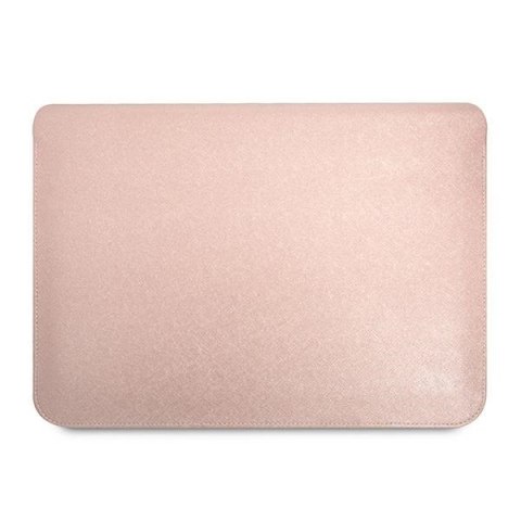 Pokrowiec Guess Saffiano Triangle Logo na laptopa 14" - różowy Pokrowiec Guess Saffiano Triangle Logo na laptopa 14" - różowy