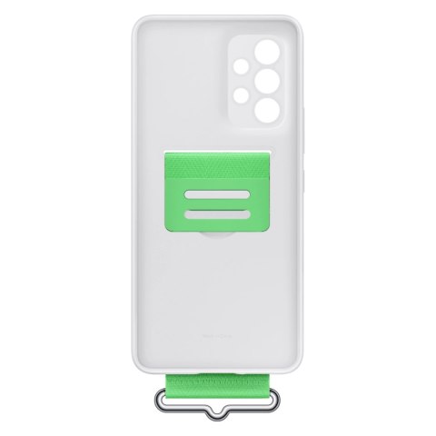 Samsung Strap Silicone Cover etui pokrowiec do Samsung Galaxy A53 5G biały (EF-GA536TWEGWW)