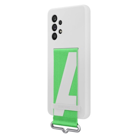 Samsung Strap Silicone Cover etui pokrowiec do Samsung Galaxy A53 5G biały (EF-GA536TWEGWW)