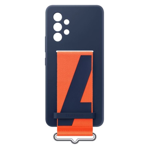 Samsung Strap Silicone Cover etui pokrowiec do Samsung Galaxy A53 5G granatowy (EF-GA536TNEGWW) Samsung Strap Silicone Cover etui pokrowiec do Samsung Galaxy A53 5G granatowy (EF-GA536TNEGWW)