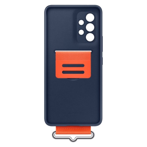 Samsung Strap Silicone Cover etui pokrowiec do Samsung Galaxy A53 5G granatowy (EF-GA536TNEGWW) Samsung Strap Silicone Cover etui pokrowiec do Samsung Galaxy A53 5G granatowy (EF-GA536TNEGWW)