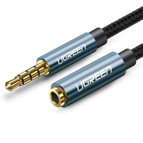 Ugreen adapter przejściówka mini jack 3,5mm 1m niebieski (AV118) Ugreen adapter przejściówka mini jack 3,5mm 1m niebieski (AV118)