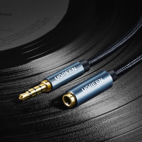 Ugreen adapter przejściówka mini jack 3,5mm 1m niebieski (AV118) Ugreen adapter przejściówka mini jack 3,5mm 1m niebieski (AV118)