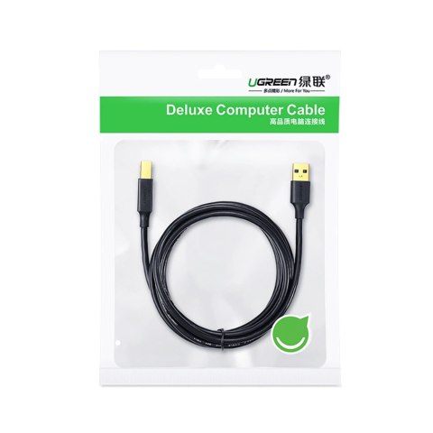 Ugreen kabel USB Typ B do drukarki (męski) - USB 2.0 (męski) 480 Mbps 1 m czarny (US135 20846) Ugreen kabel USB Typ B do drukarki (męski) - USB 2.0 (męski) 480 Mbps 1 m czarny (US135 20846)