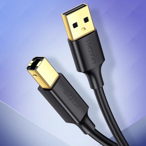Ugreen kabel USB Typ B do drukarki (męski) - USB 2.0 (męski) 480 Mbps 1 m czarny (US135 20846) Ugreen kabel USB Typ B do drukarki (męski) - USB 2.0 (męski) 480 Mbps 1 m czarny (US135 20846)
