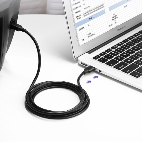 Ugreen kabel USB Typ B do drukarki (męski) - USB 2.0 (męski) 480 Mbps 2 m czarny (US135 20847) Ugreen kabel USB Typ B do drukarki (męski) - USB 2.0 (męski) 480 Mbps 2 m czarny (US135 20847)