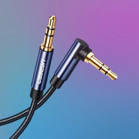Ugreen kabel audio 2 x mini jack 3,5mm 0,5m niebieski (AV112) Ugreen kabel audio 2 x mini jack 3,5mm 0,5m niebieski (AV112)