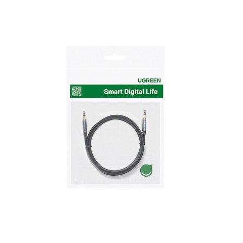 Ugreen kątowy kabel AUX 2 x mini jack 3,5 mm 1m niebieski (AV112) Ugreen kątowy kabel AUX 2 x mini jack 3,5 mm 1m niebieski (AV112)