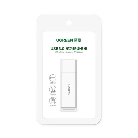 Ugreen przenośny czytnik kart TF/SD pod USB 3.0 czarny (CM104) Ugreen przenośny czytnik kart TF/SD pod USB 3.0 czarny (CM104)