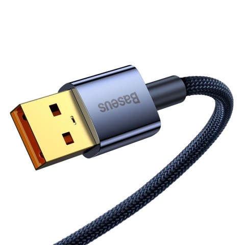 Baseus Explorer Series kabel przewód USB - USB Typ C 100W 1m niebieski (CATS000203)