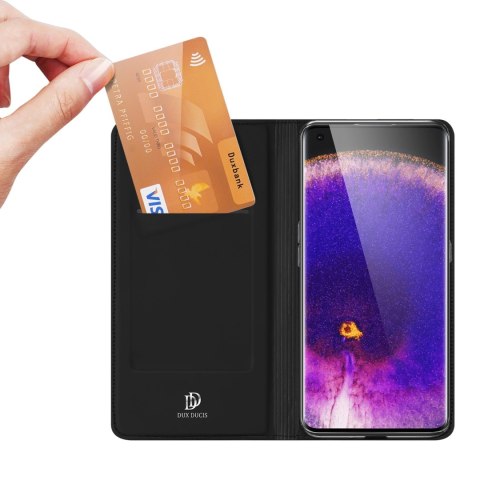 Dux Ducis Skin Pro etui z klapką Oppo Find X5 czarny Dux Ducis Skin Pro etui z klapką Oppo Find X5 czarny