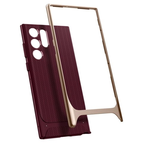 Etui Spigen Neo Hybrid na Samsung Galaxy S22 Ultra - burgundowe Etui Spigen Neo Hybrid na Samsung Galaxy S22 Ultra - burgundowe