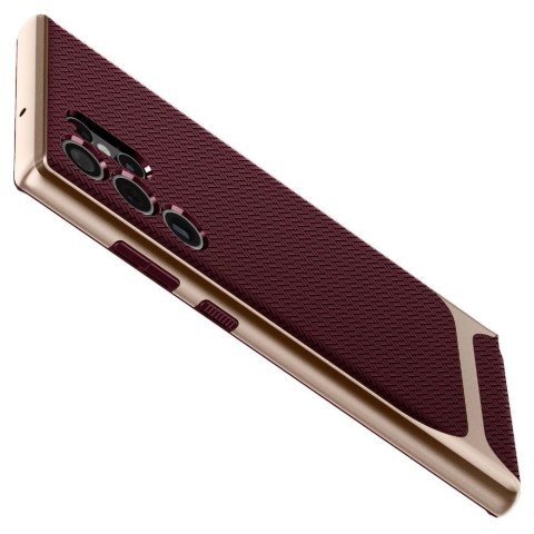 Etui Spigen Neo Hybrid na Samsung Galaxy S22 Ultra - burgundowe Etui Spigen Neo Hybrid na Samsung Galaxy S22 Ultra - burgundowe