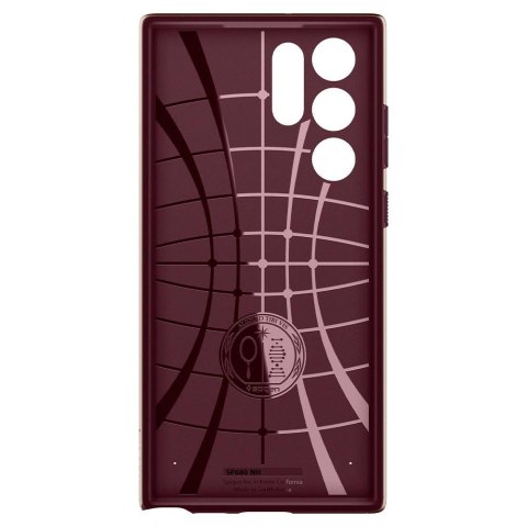 Etui Spigen Neo Hybrid na Samsung Galaxy S22 Ultra - burgundowe Etui Spigen Neo Hybrid na Samsung Galaxy S22 Ultra - burgundowe