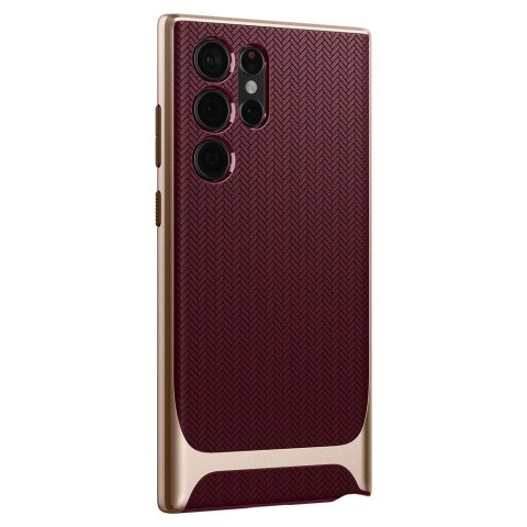 Etui Spigen Neo Hybrid na Samsung Galaxy S22 Ultra - burgundowe Etui Spigen Neo Hybrid na Samsung Galaxy S22 Ultra - burgundowe