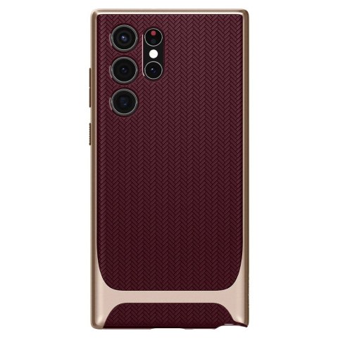 Etui Spigen Neo Hybrid na Samsung Galaxy S22 Ultra - burgundowe Etui Spigen Neo Hybrid na Samsung Galaxy S22 Ultra - burgundowe