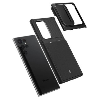 Etui Spigen Optik Armor na Samsung Galaxy S22 Ultra - czarne