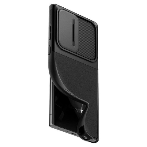 Etui Spigen Optik Armor na Samsung Galaxy S22 Ultra - czarne Etui Spigen Optik Armor na Samsung Galaxy S22 Ultra - czarne