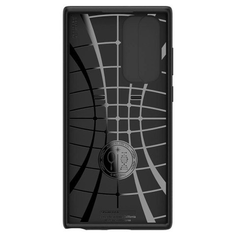 Etui Spigen Optik Armor na Samsung Galaxy S22 Ultra - czarne Etui Spigen Optik Armor na Samsung Galaxy S22 Ultra - czarne