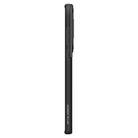 Etui Spigen Optik Armor na Samsung Galaxy S22 Ultra - czarne Etui Spigen Optik Armor na Samsung Galaxy S22 Ultra - czarne