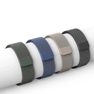 Magnetic Strap pasek do Watch 6 / 5 / 4 / 3 / 2 / SE (44mm / 42mm) magnetyczna opaska bransoleta bransoletka czerwony