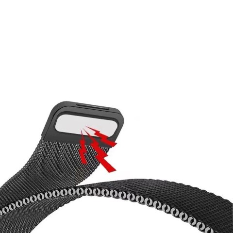 Magnetic Strap pasek do Watch 6 / 5 / 4 / 3 / 2 / SE (44mm / 42mm) magnetyczna opaska bransoleta bransoletka czerwony Magnetic Strap pasek do Watch 6 / 5 / 4 / 3 / 2 / SE (44mm / 42mm) magnetyczna opaska bransoleta bransoletka czerwony