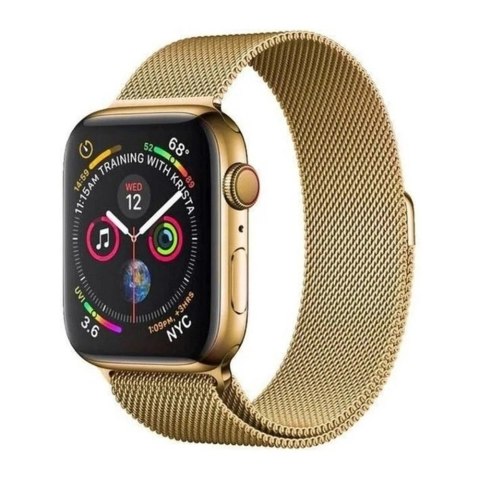 Magnetic Strap pasek do Watch 7 45mm magnetyczna opaska bransoleta bransoletka złoty Magnetic Strap pasek do Watch 7 45mm magnetyczna opaska bransoleta bransoletka złoty