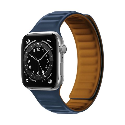 Magnetic Strap pasek do Watch 7/8/9 45mm magnetyczna opaska bransoleta bransoletka niebieski Magnetic Strap pasek do Watch 7/8/9 45mm magnetyczna opaska bransoleta bransoletka niebieski