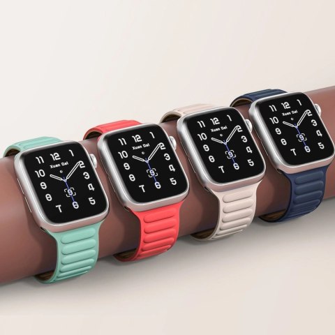Magnetic Strap pasek do Watch 7/8/9 45mm magnetyczna opaska bransoleta bransoletka niebieski Magnetic Strap pasek do Watch 7/8/9 45mm magnetyczna opaska bransoleta bransoletka niebieski