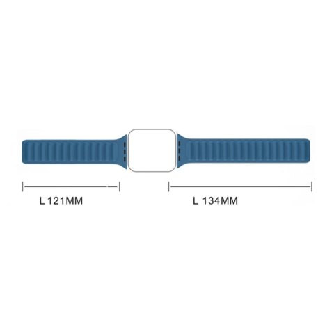 Magnetic Strap pasek do Watch 7/8/9 45mm magnetyczna opaska bransoleta bransoletka niebieski Magnetic Strap pasek do Watch 7/8/9 45mm magnetyczna opaska bransoleta bransoletka niebieski