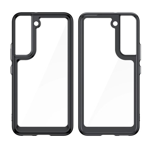 Outer Space Case etui do Samsung Galaxy S22 sztywny pokrowiec z żelową ramką czerwony Outer Space Case etui do Samsung Galaxy S22 sztywny pokrowiec z żelową ramką czerwony