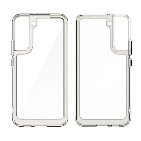 Outer Space Case etui do Samsung Galaxy S22 sztywny pokrowiec z żelową ramką czerwony Outer Space Case etui do Samsung Galaxy S22 sztywny pokrowiec z żelową ramką czerwony
