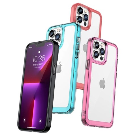 Outer Space Case etui do iPhone 12 Pro sztywny pokrowiec z żelową ramką niebieski Outer Space Case etui do iPhone 12 Pro sztywny pokrowiec z żelową ramką niebieski