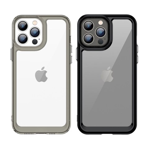 Outer Space Case etui do iPhone 12 Pro sztywny pokrowiec z żelową ramką niebieski Outer Space Case etui do iPhone 12 Pro sztywny pokrowiec z żelową ramką niebieski