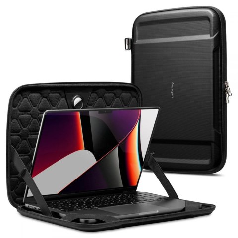 Pokrowiec Spigen Rugged Armor Pouch Pro na laptopa 13-14'' - czarny Pokrowiec Spigen Rugged Armor Pouch Pro na laptopa 13-14'' - czarny