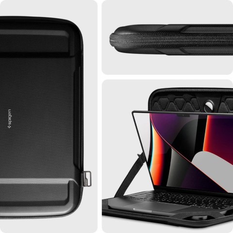Pokrowiec Spigen Rugged Armor Pouch Pro na laptopa 13-14'' - czarny Pokrowiec Spigen Rugged Armor Pouch Pro na laptopa 13-14'' - czarny