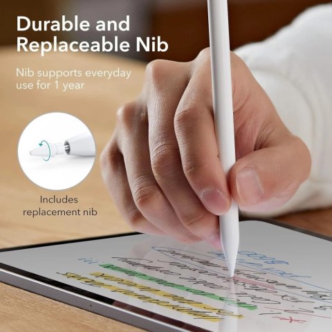 Rysik ESR Digital+ Magnetic Stylus Pen do iPada - biały Rysik ESR Digital+ Magnetic Stylus Pen do iPada - biały