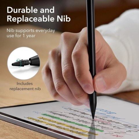 Rysik ESR Digital+ Magnetic Stylus Pen do iPada - czarny Rysik ESR Digital+ Magnetic Stylus Pen do iPada - czarny