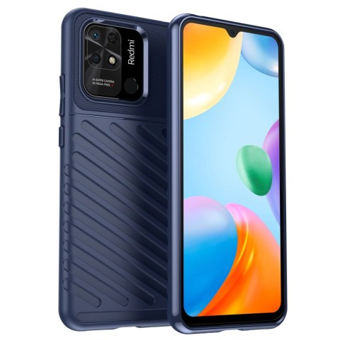 Thunder Case elastyczne pancerne etui pokrowiec Xiaomi Redmi 10C niebieski Thunder Case elastyczne pancerne etui pokrowiec Xiaomi Redmi 10C niebieski